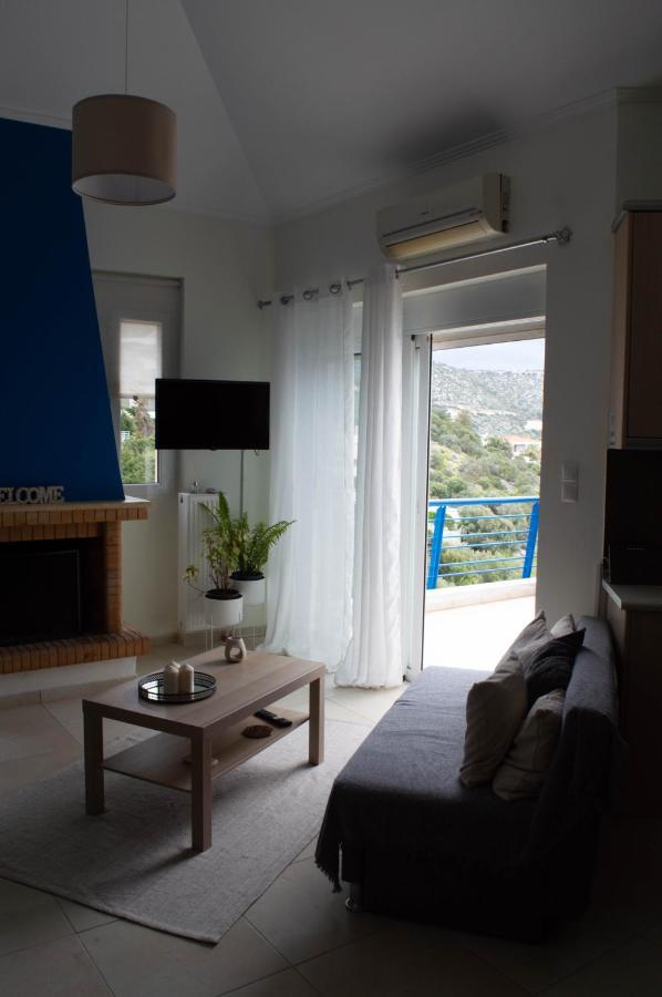 Appartement Blue And White à Schinias Extérieur photo