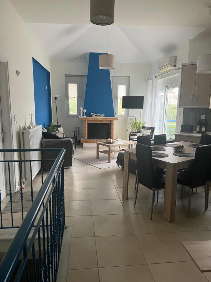 Appartement Blue And White à Schinias Extérieur photo